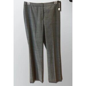 NEW Lafayette 148 New York Dress Pants Straight Leg Olive/Gray Size 12